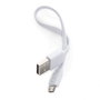 Ceinture de sécurité cycliste LED rechargeable noir et blanc 18 LED Micro USB 1200 mAh