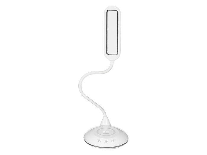 Giftdecor Lampe Flexo avec Chargeur USB Blanc Plastique 25x30x12 cm (Set de 6)