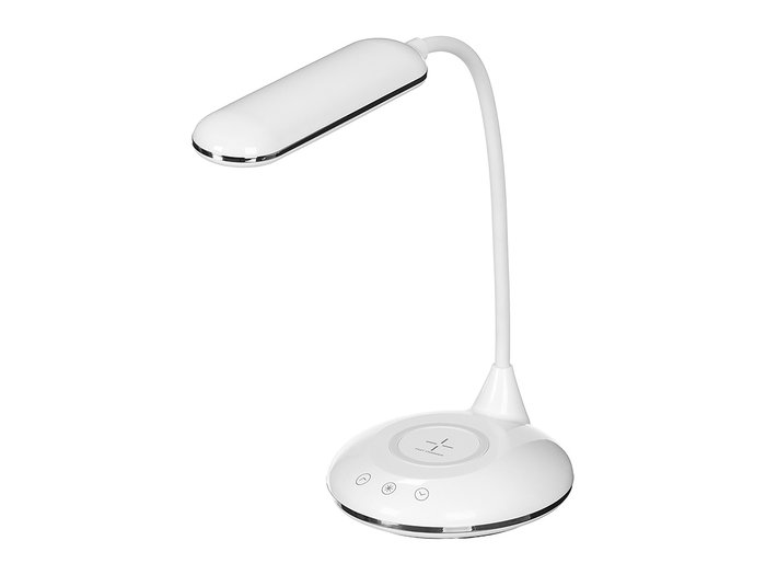 Giftdecor Lampe Flexo avec Chargeur USB Blanc Plastique 25x30x12 cm (Set de 6)