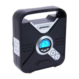 Precision Steel Compresseur 12V programmable 7 bars - 120W, affichage digital, débit 25L/min, LED pour pneus auto moto vélo