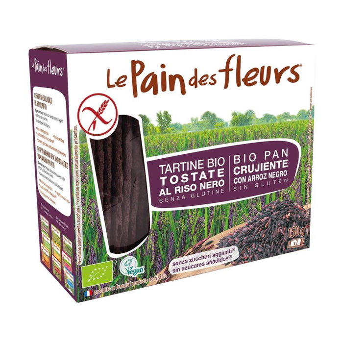 Le Pain des Fleurs Cracker de Riz Noir Bio 150 g