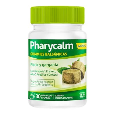 PHARYSOL PHARYCALM Gummies Balsamiques Menthe Eucalyptus 30 Unités PHARYSOL PHARYCALM Gummies Balsamiques Menthe Eucalyptus 30 Unités