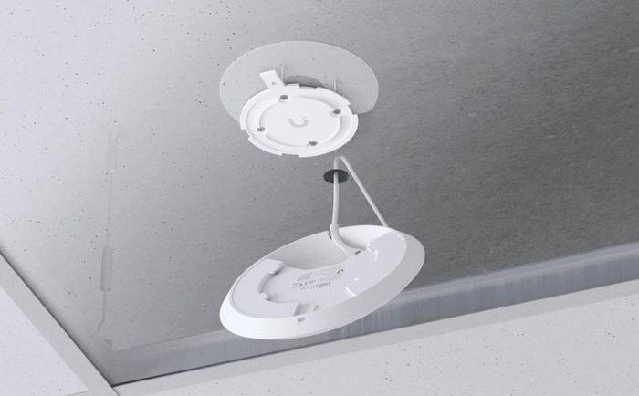 Ubiquiti Access Point WiFi 6, 1500 ft² de couverture, 2x2 MIMO, jusqu'à 2402 Mbps, 802.11ax, alimentation PoE