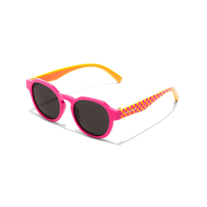 Hawkers Warwick Kids Lunettes de Soleil Rondes Rose Polarisées C3 - 1 unité