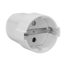 WOLFPACK LINEA PROFESIONAL Base Schuko 2 pôles avec prise de terre, 16A, blanc