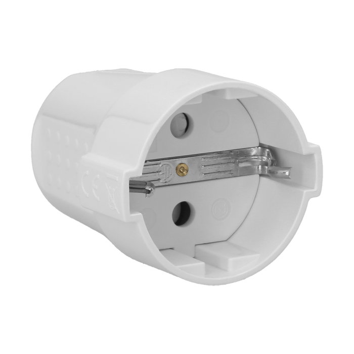WOLFPACK LINEA PROFESIONAL Base Schuko 2 pôles avec prise de terre, 16A, blanc WOLFPACK LINEA PROFESIONAL Base Schuko 2 pôles avec prise de terre, 16A, blanc
