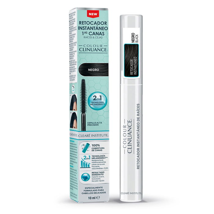 Clearé Institute Retouche Sourcils Instantané Racines Grises #Black 10 ml