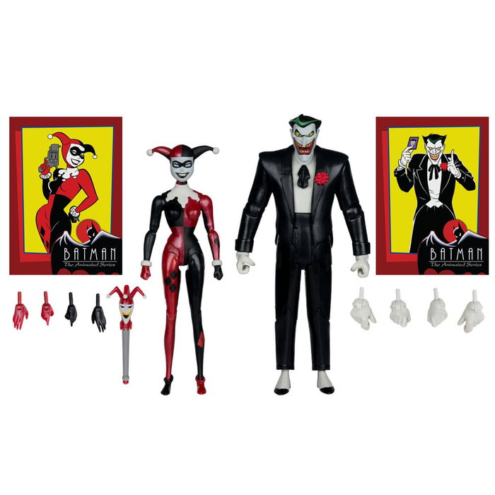 McFarlane Toys Batman: The Animated Series DC Direct figurines Harley Quinn & The Joker (Mad Love) (Gold Label) 18 cm