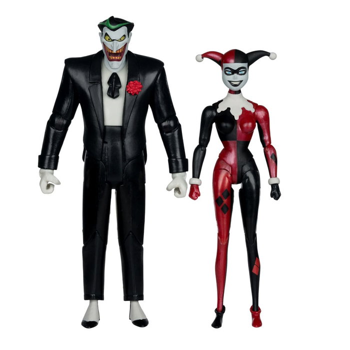 McFarlane Toys Batman: The Animated Series DC Direct figurines Harley Quinn & The Joker (Mad Love) (Gold Label) 18 cm