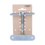 Edm Support de barandière réglable en acier zincé 100 x 110 mm