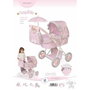 Decuevas Coche de poupée Sophie pliable avec ombrelle et sac