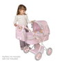 Sophie Poussette pliante pour poupée avec parasol et sac - 38x65x60 cm - dès 3 ans