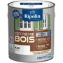 Ripolin Protection Extrême Bois Blanc Satin 2.5 L - Peinture 3 actions pour bois, effet perlant, barrière intempéries, finition parfaite, rendement 30 m² par litre