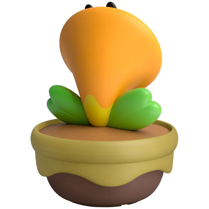 Nintendo Super Mario Bros. Wonder - Fleur Cancan Interactive avec Bouton, Alarme et Capteur de Température - Figurine Électronique Parlante et Musicale (Environ 12 cm)