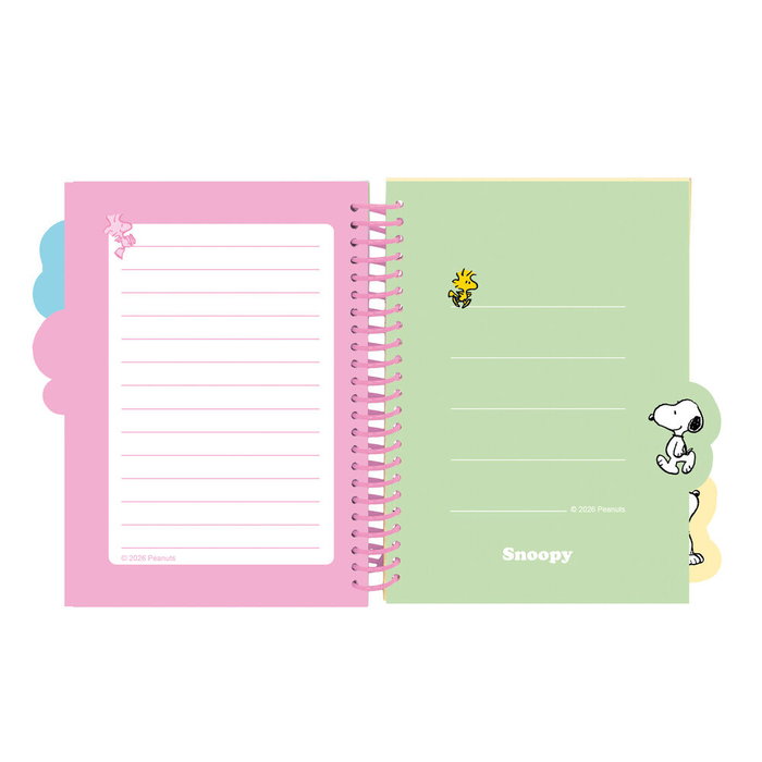 Safta Cahier A5 Snoopy avec couverture rigide