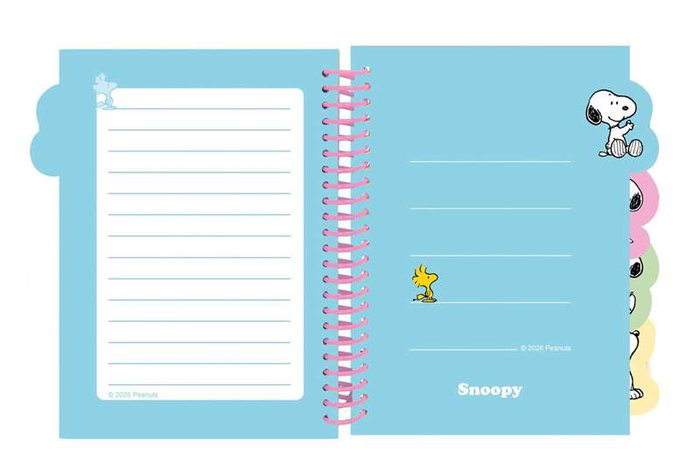 Safta Cahier A5 Snoopy avec couverture rigide