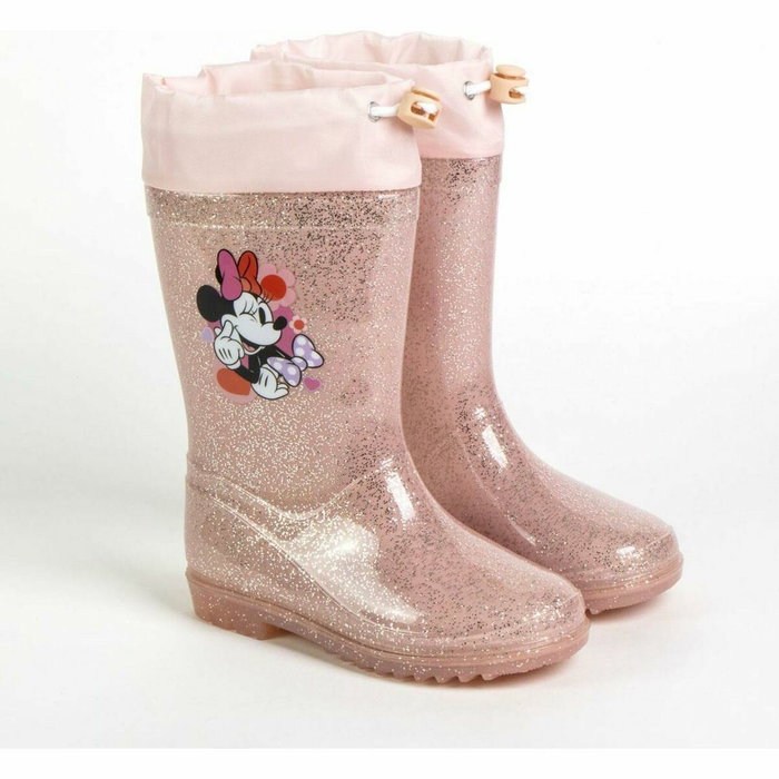 Cerdà T027 - Bottes de Pluie en PVC Motif Minnie - Taille 27 - Rose - Pour Fille à Partir de 3 Ans