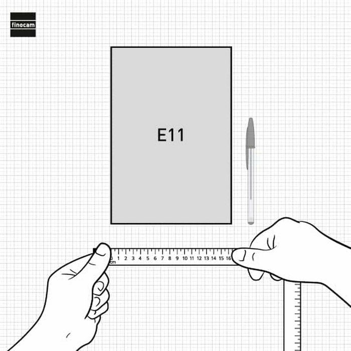 Agenda Finocam OPAQUE Noir 16,5 x 24,2 cm 2026