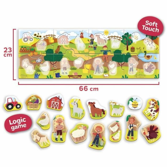 Lisciani Giochi La Ferme - Puzzle panoramique Carotina Baby Lisciani Giochi La Ferme - Puzzle panoramique Carotina Baby