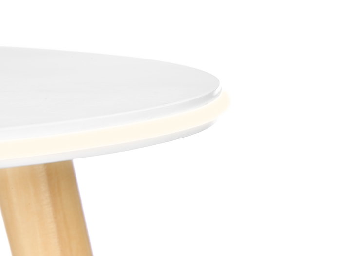 GIFTDECOR Mesa Auxiliar 40cm LED Blanca GIFTDECOR Mesa Auxiliar 40cm LED Blanca