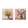 Home ESPRIT Toile Décorative Shabby Chic Vase