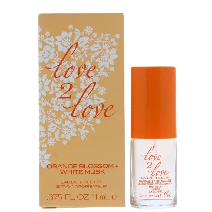 Love 2 Love Eau de Toilette Orange Blossom + White Musk 11 ml