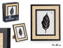 GIFTDECOR Porte-photos noir avec corde 15 x 20 cm
