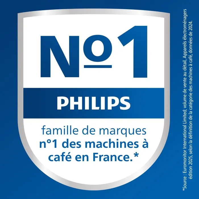 Philips L'Or Barista LM9012/40 - Machine à capsules - Compacte - Bleu - Double Espresso - Compatible Nespresso - 19 bars - Capacité réglable 25-270 ml
