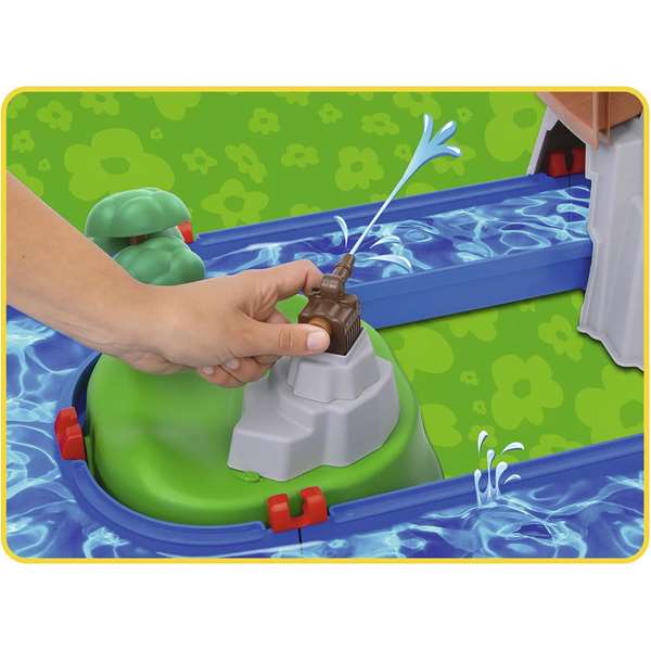 Smoby Aquaplay Adventureland - Circuit à eau - Jeu de construction - Recommandé à partir de 3 ans - Version espagnole et portugaise