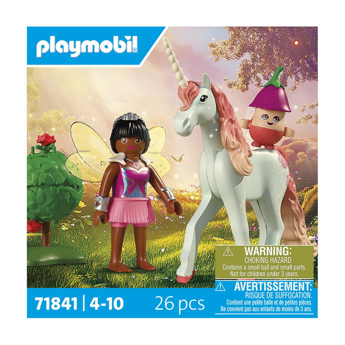 PLAYMOBIL Licorne Sky Rose avec Fée