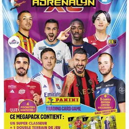 Panini - Pack Débutant Adrenalyn XL Ligue 1 McDonald's 2024-2025 - Starter Pack avec Classeur et 4 Pochettes de Cartes à Collectionner