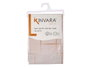 Kinvara Nappe Rectangulaire Assortie Couleurs Terre 140x240 cm Plastique (Set de 24)