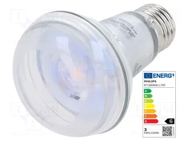 PHILIPS Lampe LED E27 blanc ambiant 2700K 3W