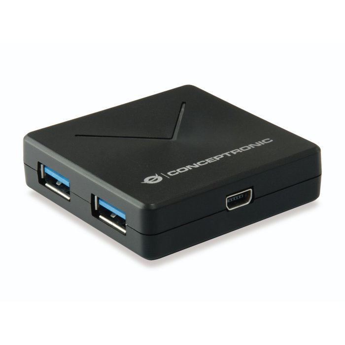 Conceptronic HUBBIES02B Hub USB 3.0 à 4 ports - Noir Conceptronic HUBBIES02B Hub USB 3.0 à 4 ports - Noir