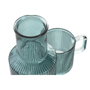Bouteille d'eau Home ESPRIT Bleu Vert Verre 1 L (2 Unités)