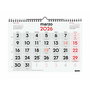 calendrier mural Finocam A4 Papier 2026 30 x 21 cm