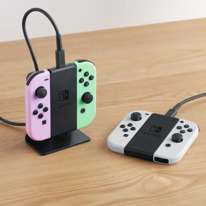 Nintendo Station de Recharge pour Manettes Joy-Con et NES - Accessoire de Charge Double Usage pour Nintendo Switch