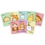 Ludilo - Jeu de cartes Taco Chat Chèvre Fromage Pizza, contient 64 cartes, espagnol