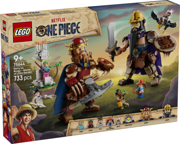LEGO ONE PIECE 75644 Dorry vs. Brogy : Les géants de Little Garden