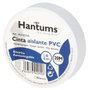Hantums Cinta aislante eléctrica PVC 20M Blanco - 10u