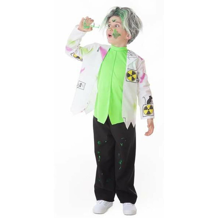 Creaciones Llopis Déguisement pour Enfants Scientifique Loco T-5 (Blanc)身