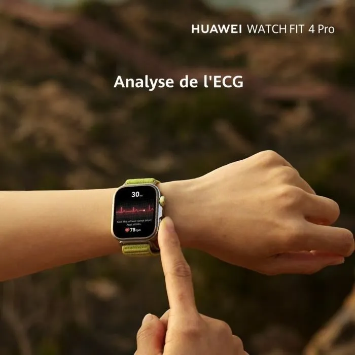 Montre intelligente Huawei FIT 4 PRO Noir 1,82" 40 mm