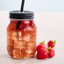 Day Verre avec couvercle et paille 450 ml