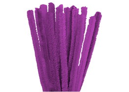Innspiro Limpiapipas chenille lila clair 15mm x 50cm, lot de 10
