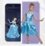 Liragram Déguisement enfant Disney Princesa Cendrillon Classic Bleu, 5-6 ans