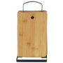 Cook Concept Ensemble de 6 planches à découper en bambou avec support en métal