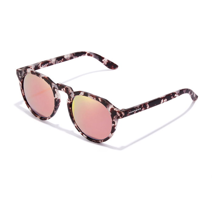 Hawkers Lunettes de soleil unisexe Carey Gris à monture ronde nylon, verres 51 mm, branches 140 mm, pont 20 mm Hawkers Lunettes de soleil unisexe Carey Gris à monture ronde nylon, verres 51 mm, branches 140 mm, pont 20 mm