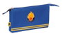 Safta Tri-Compartment Collectors' Box - Kings League "Saiyans" Theme 22x12x3 cm, Produit en espagnol