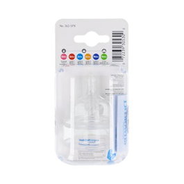 DR. BROWN´S Tétine à large base en silicone rond, pour +9m, Lot de 2