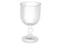 Vivalto Verre à Pied Rayé Transparent 370 ml 8.7x16.3x8.7 cm (Set de 24)